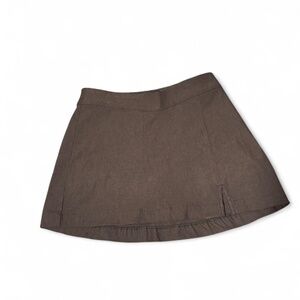 black garage mini skirt/shorts